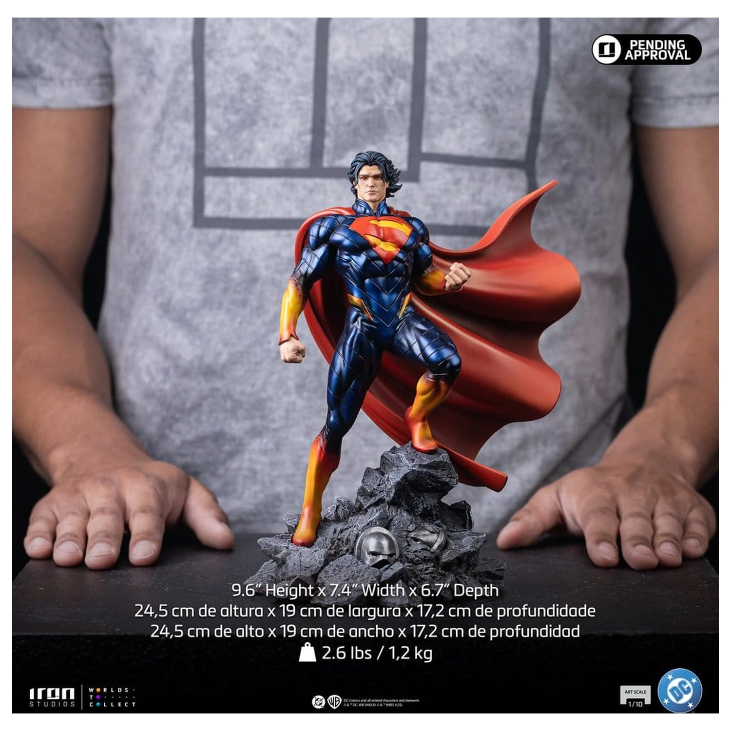 DC Comics Art Scale kip 1/10 Superman Absolute 25 cm fotografija izdelka
