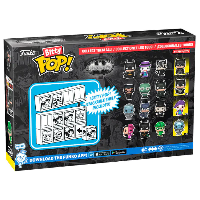 DC Comics Batman 85th Anniversary Bitty Funko POP! Vinilna figura 4-Pack Batman fotografija izdelka