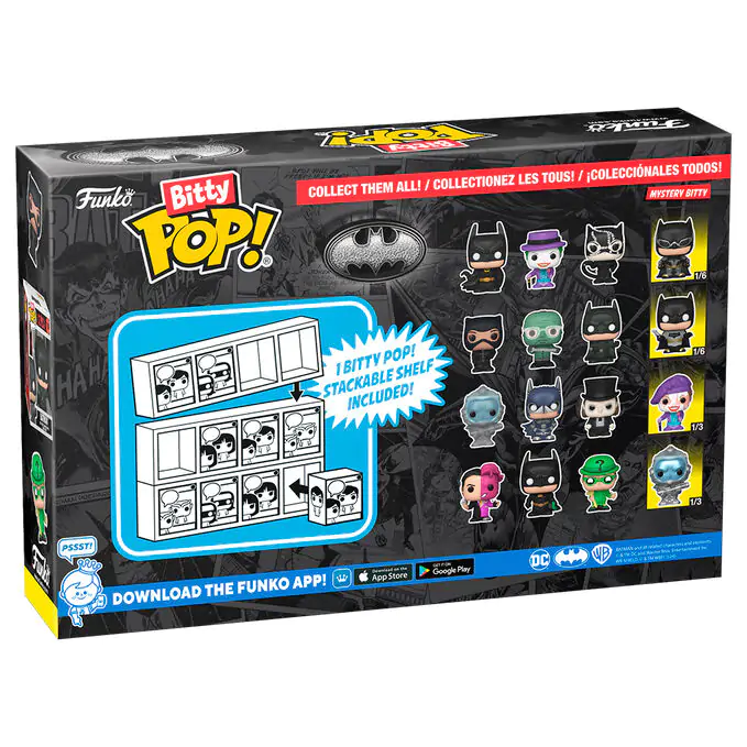 DC Comics Batman 85th Anniversary Bitty Funko POP! Vinilna Figura 4-Pack Mr. Freeze fotografija izdelka