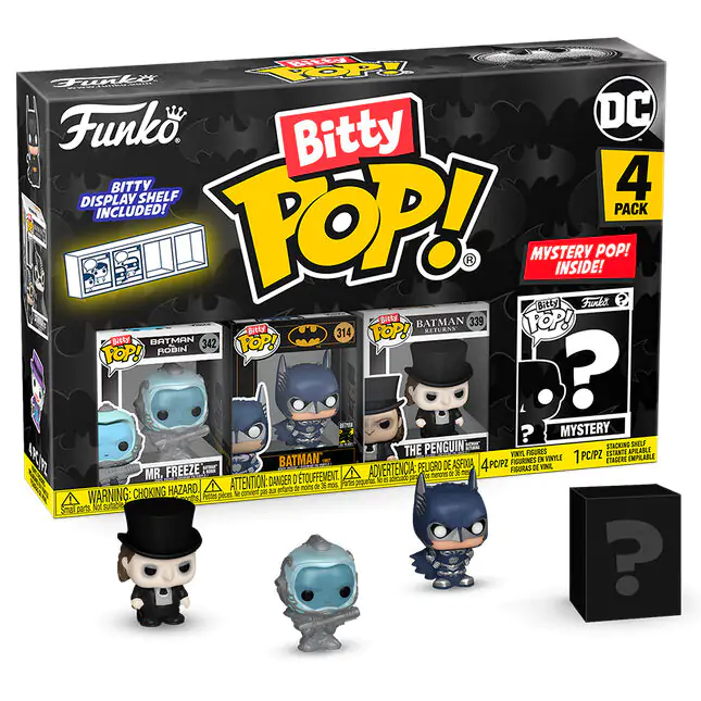 DC Comics Batman 85th Anniversary Bitty Funko POP! Vinilna Figura 4-Pack Mr. Freeze fotografija izdelka