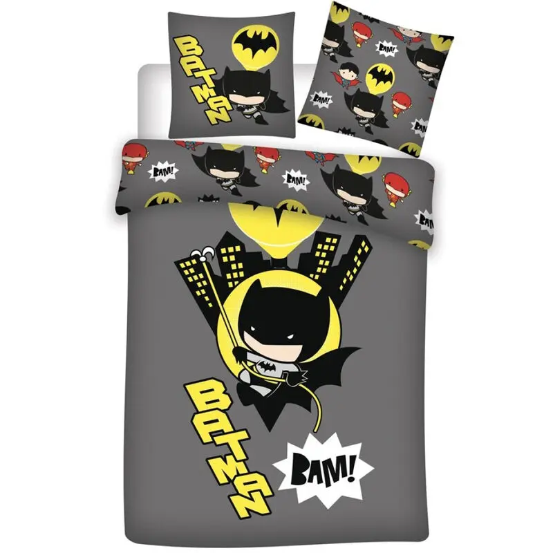 DC Comics Batman Chibi mikrofibra prevleka za odejo postelja 90cm fotografija izdelka