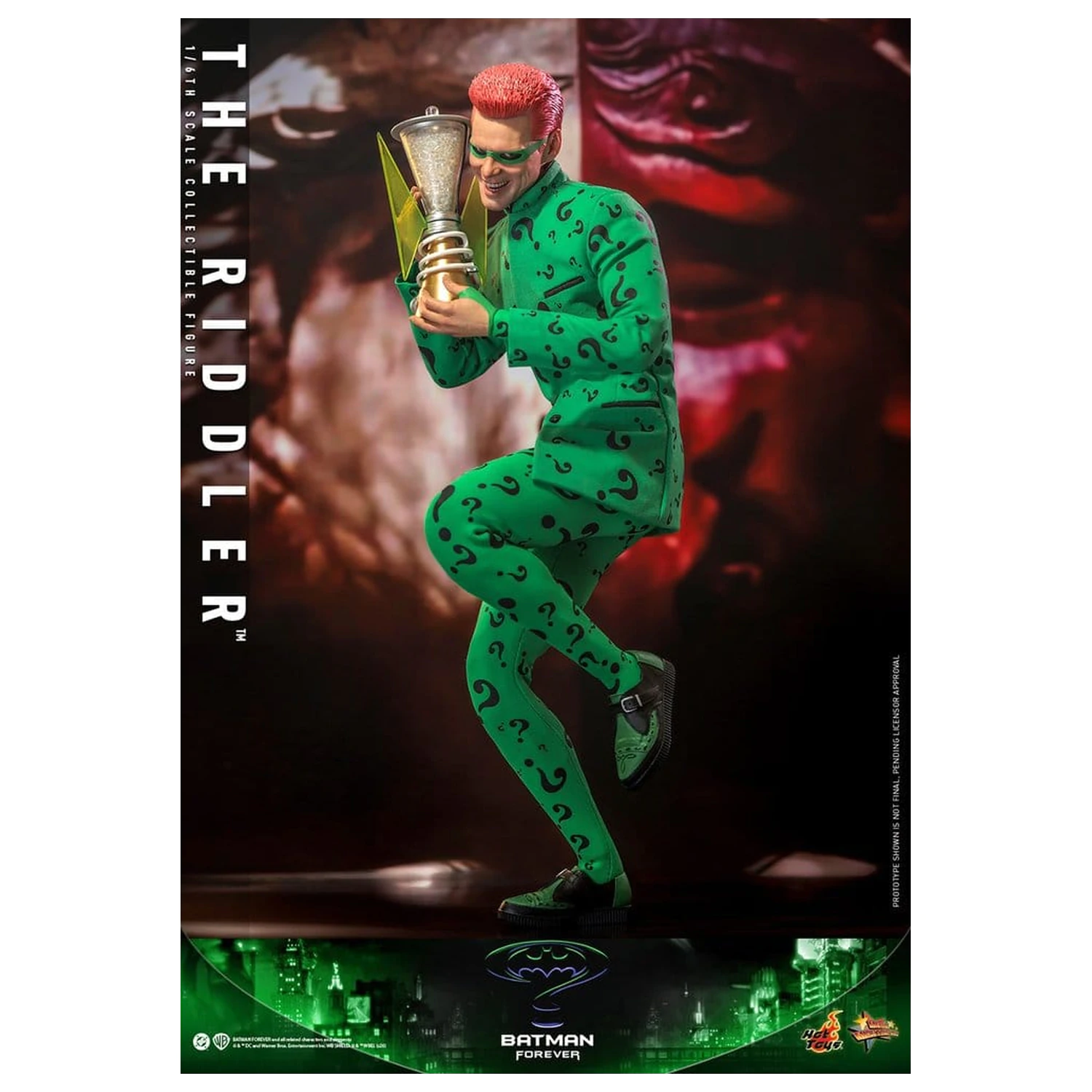 DC Comics Batman Forever Movie Masterpiece akcijska figura 1/6 Riddler 31 cm fotografija izdelka