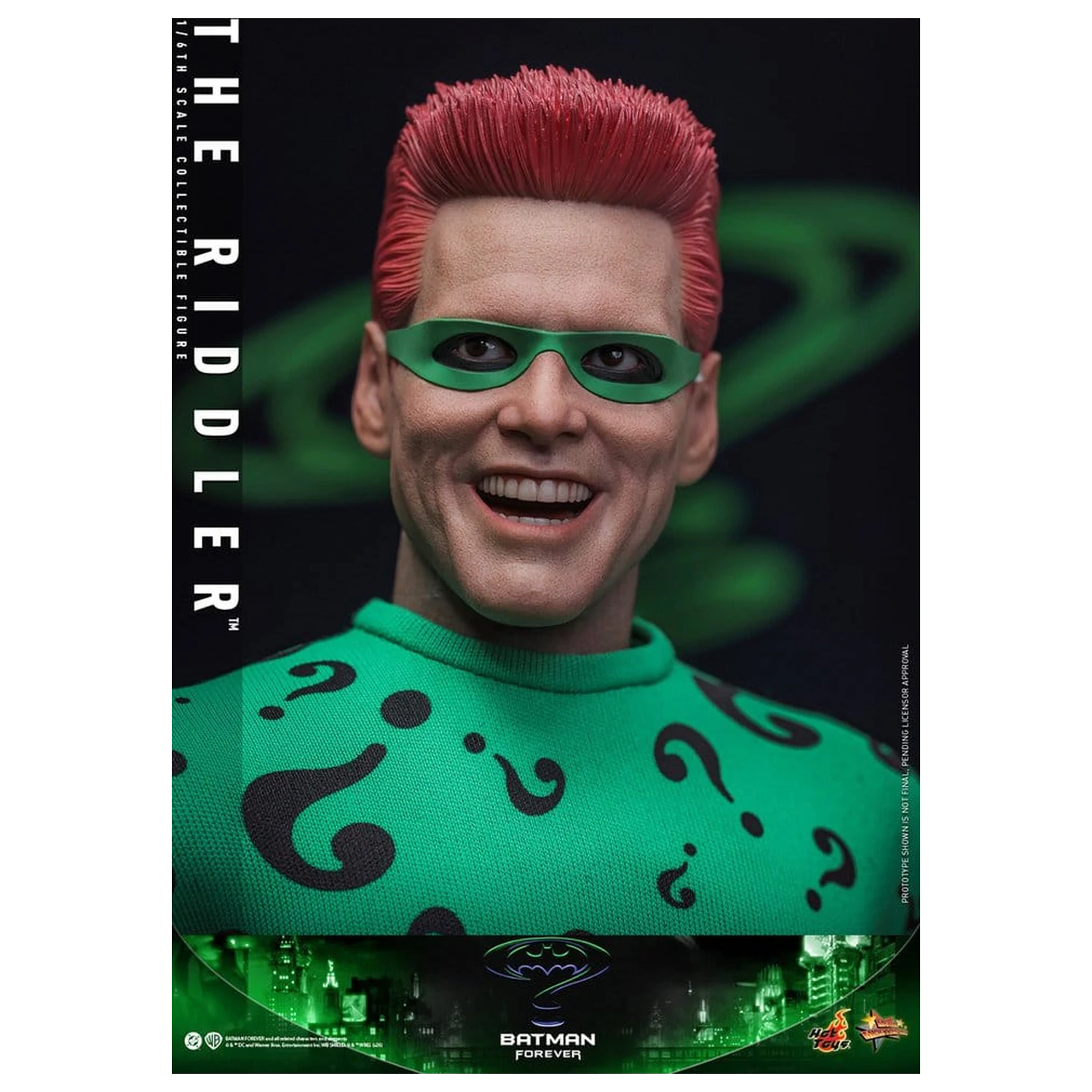 DC Comics Batman Forever Movie Masterpiece akcijska figura 1/6 Riddler 31 cm fotografija izdelka