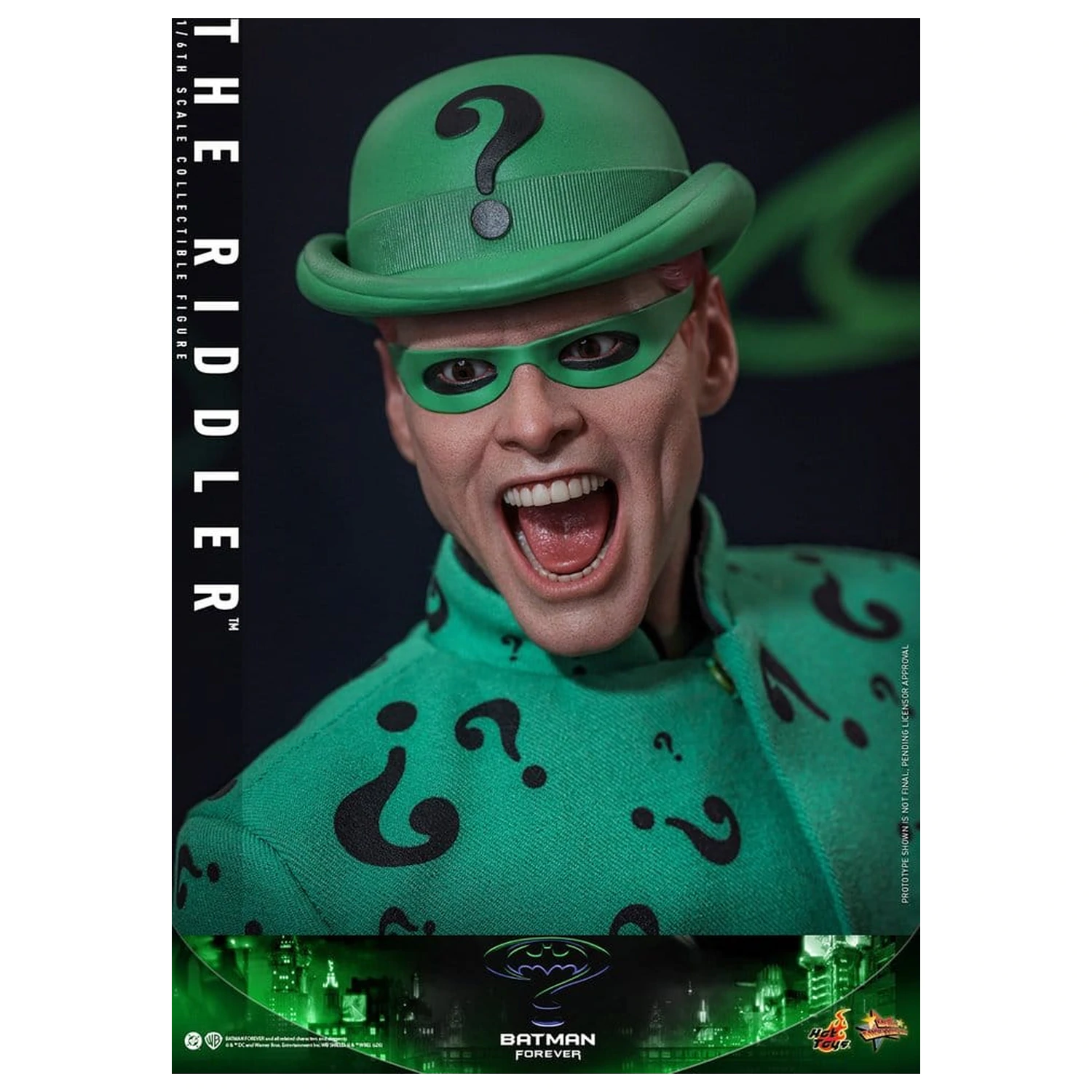 DC Comics Batman Forever Movie Masterpiece akcijska figura 1/6 Riddler 31 cm fotografija izdelka