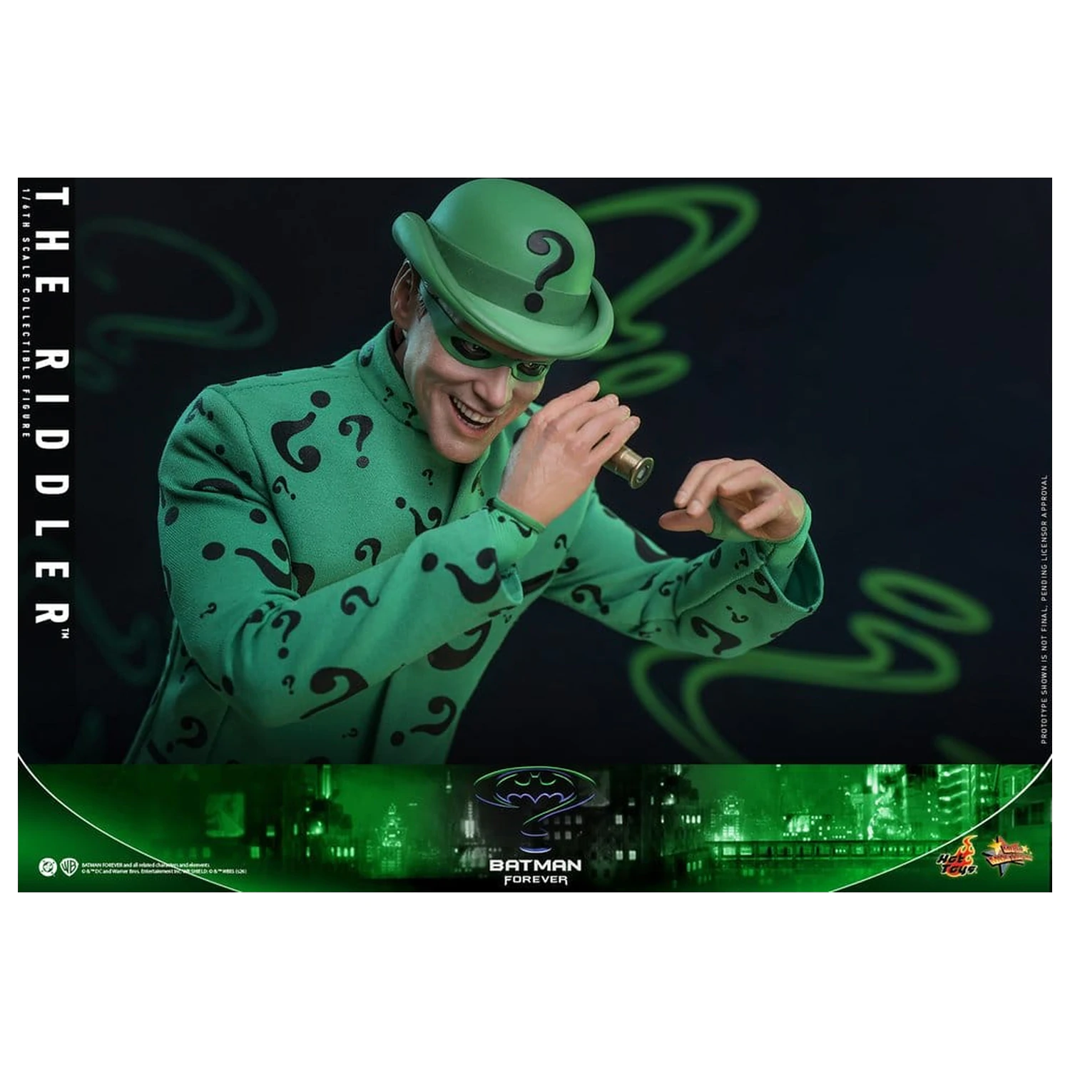 DC Comics Batman Forever Movie Masterpiece akcijska figura 1/6 Riddler 31 cm fotografija izdelka