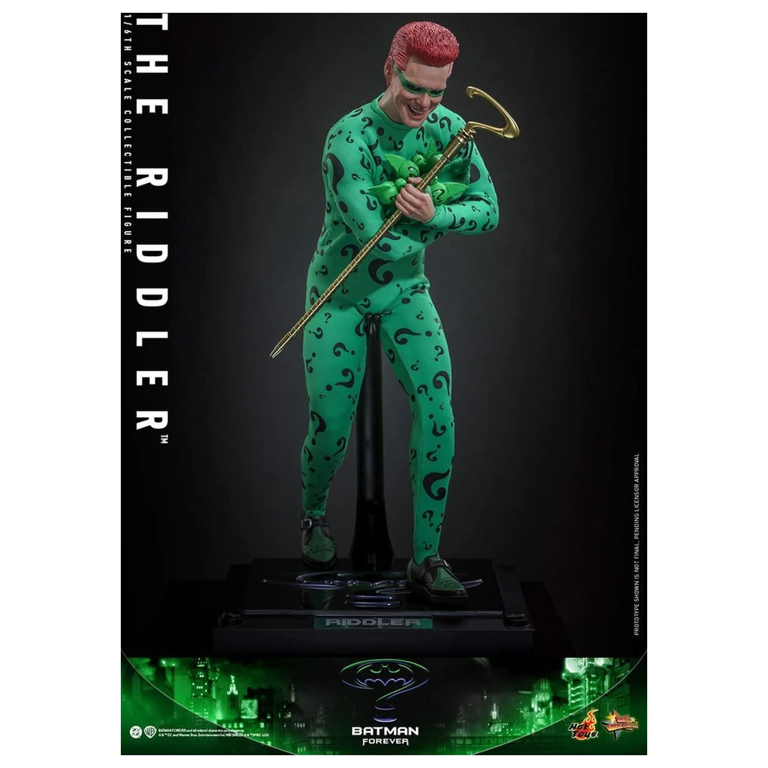 DC Comics Batman Forever Movie Masterpiece akcijska figura 1/6 Riddler 31 cm fotografija izdelka