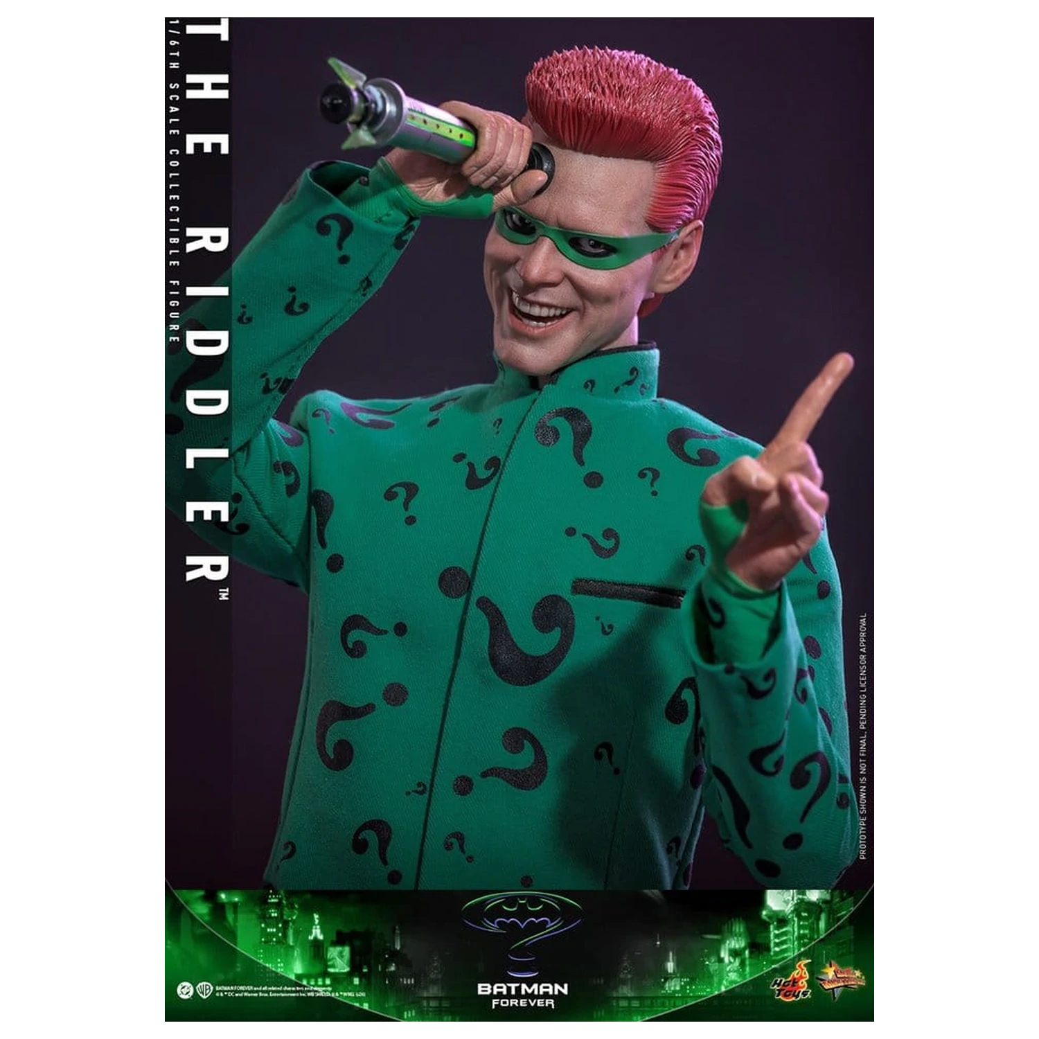DC Comics Batman Forever Movie Masterpiece akcijska figura 1/6 Riddler 31 cm fotografija izdelka