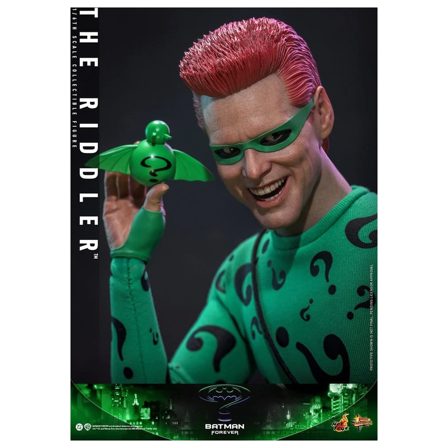 DC Comics Batman Forever Movie Masterpiece akcijska figura 1/6 Riddler 31 cm fotografija izdelka