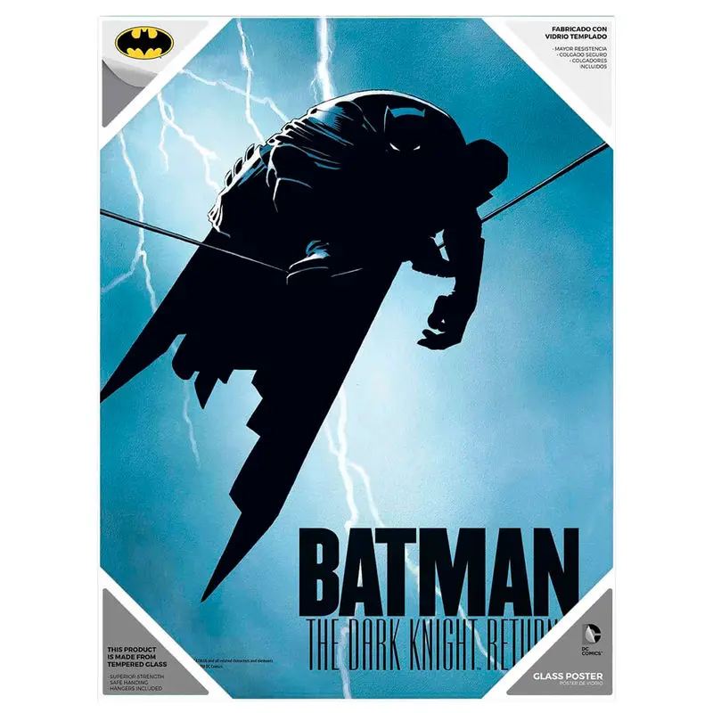 DC Comics Batman The Dark Knight stekleni poster fotografija izdelka