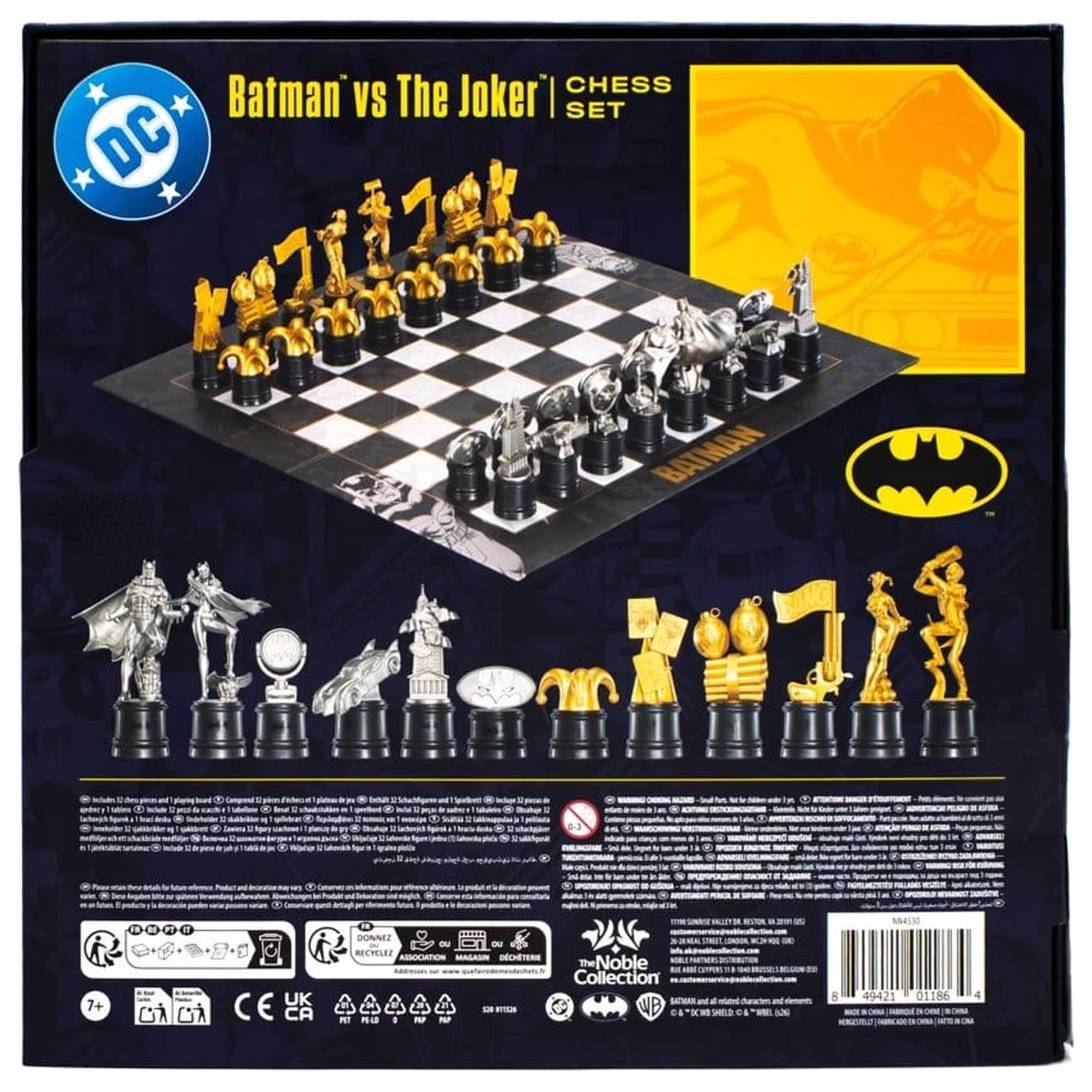 DC Comics Šahovski set Batman proti The Joker fotografija izdelka