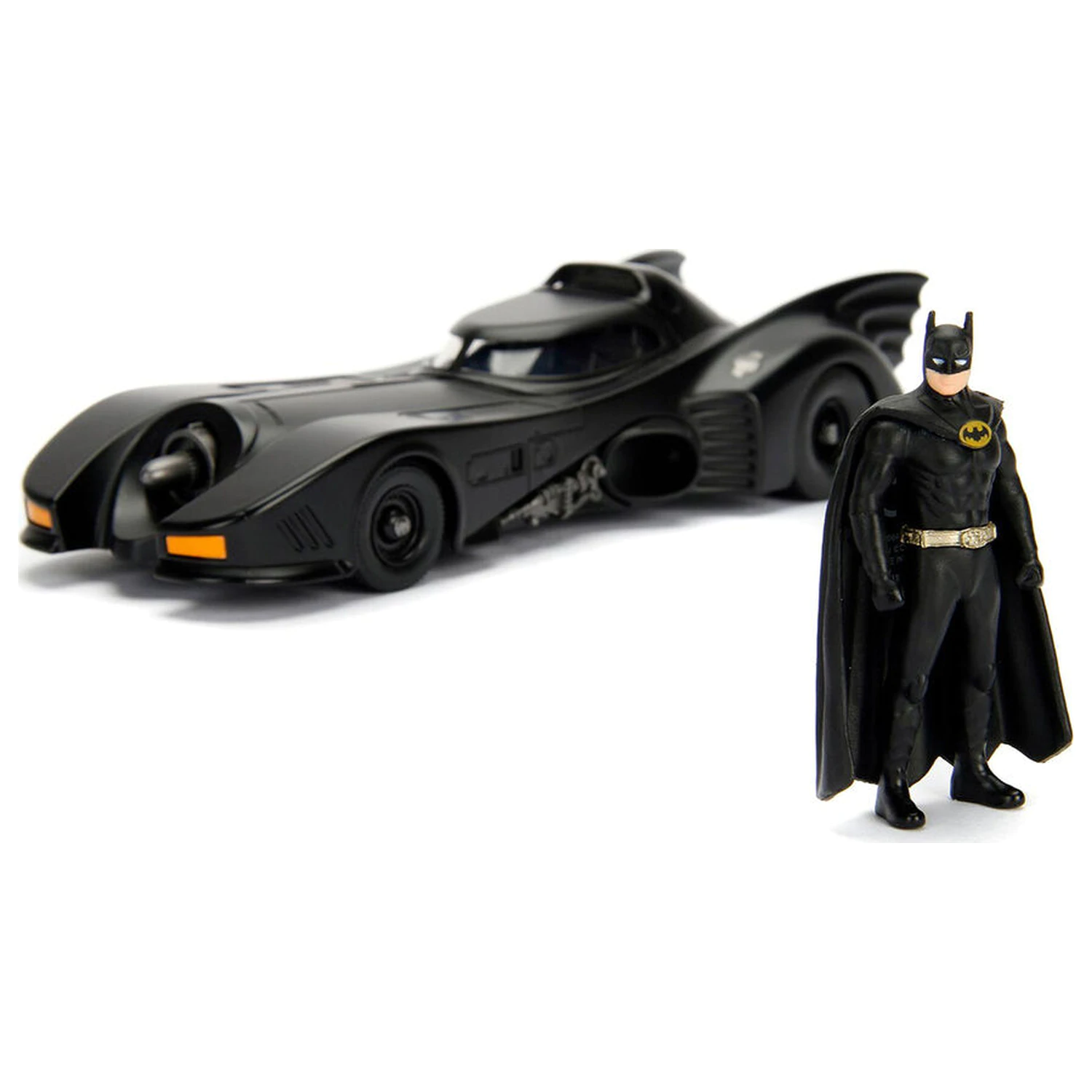 DC Comics Batmovil kovinski avtomobil + set figur Batman fotografija izdelka