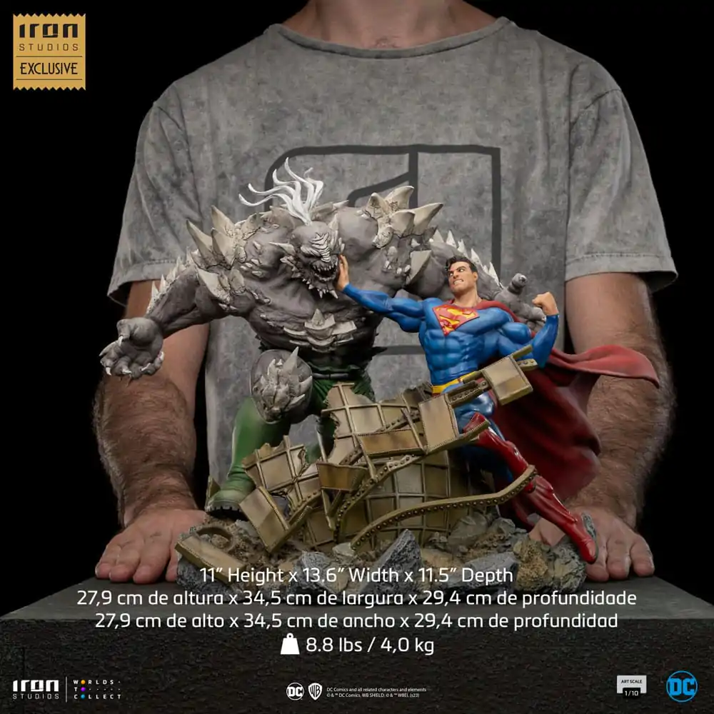 DC Comics BDS Art Scale Kip 1/10 Superman vs Doomsday heo EU Ekskluzivno 30 cm fotografija izdelka