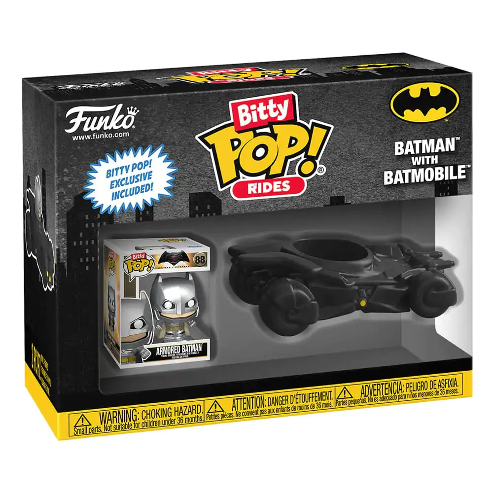 DC Comics Bitty Funko POP! Rides Vinil Figura Batman z Batmobilom 2,5 cm fotografija izdelka