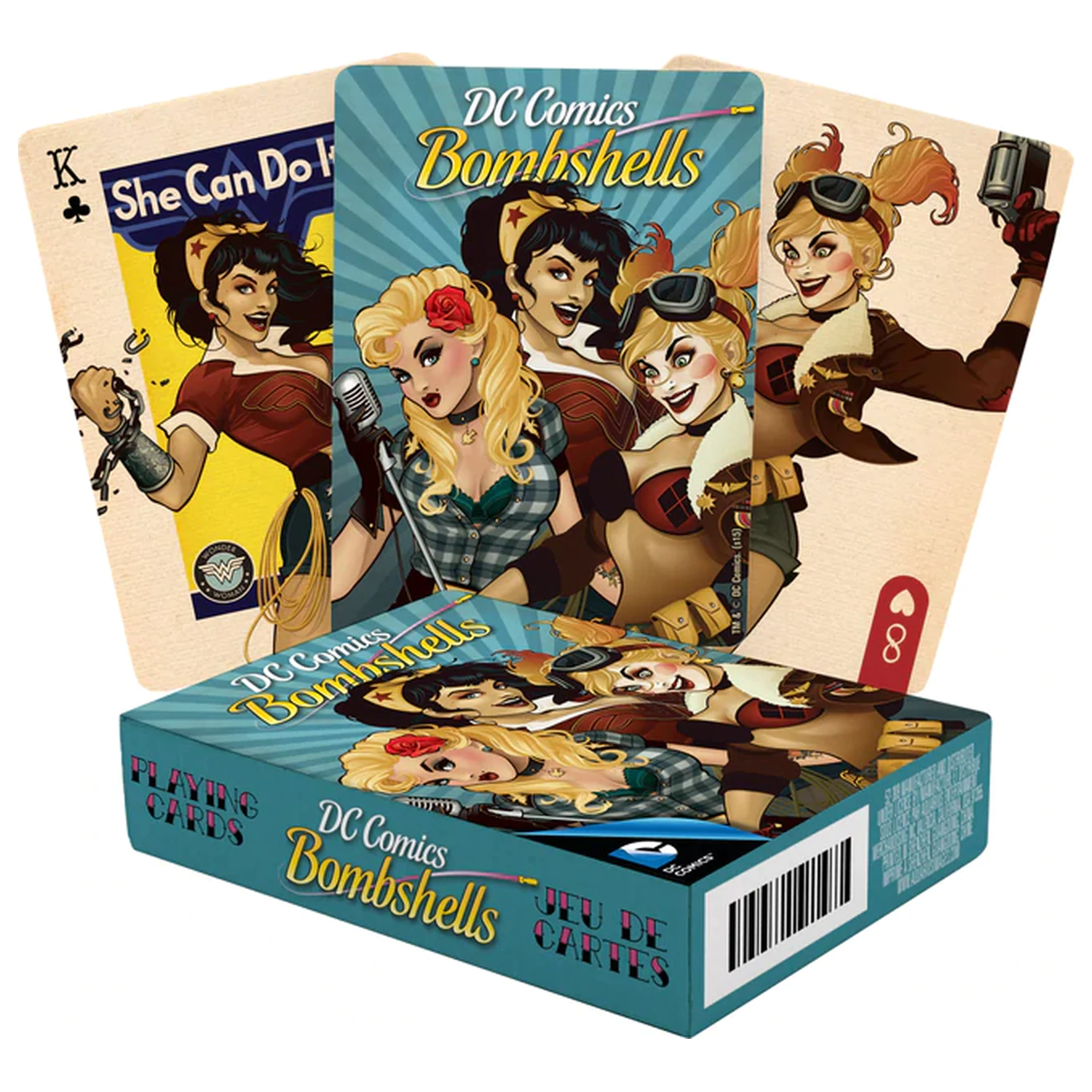 DC Comics Bombshells Igralne karte fotografija izdelka