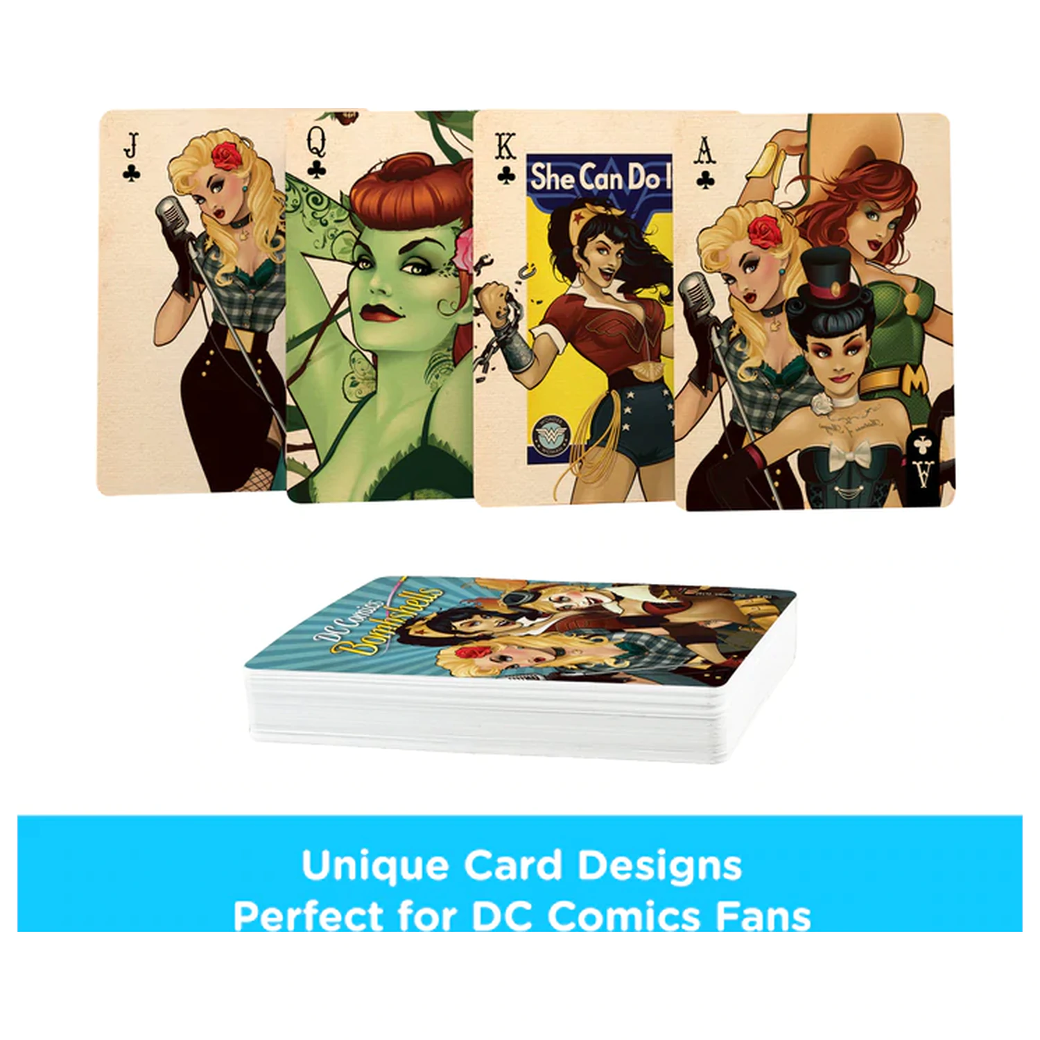 DC Comics Bombshells Igralne karte fotografija izdelka