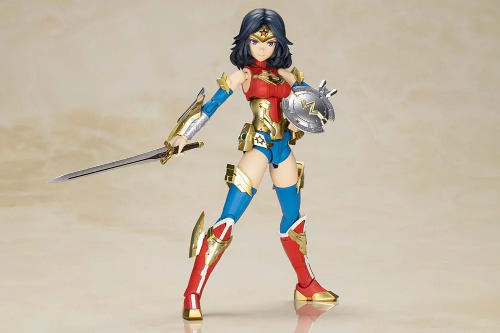 DC Comics Cross Frame Girl Plastic Model komplet Wonder Woman Humikane Shimada Ver. 16 cm fotografija izdelka