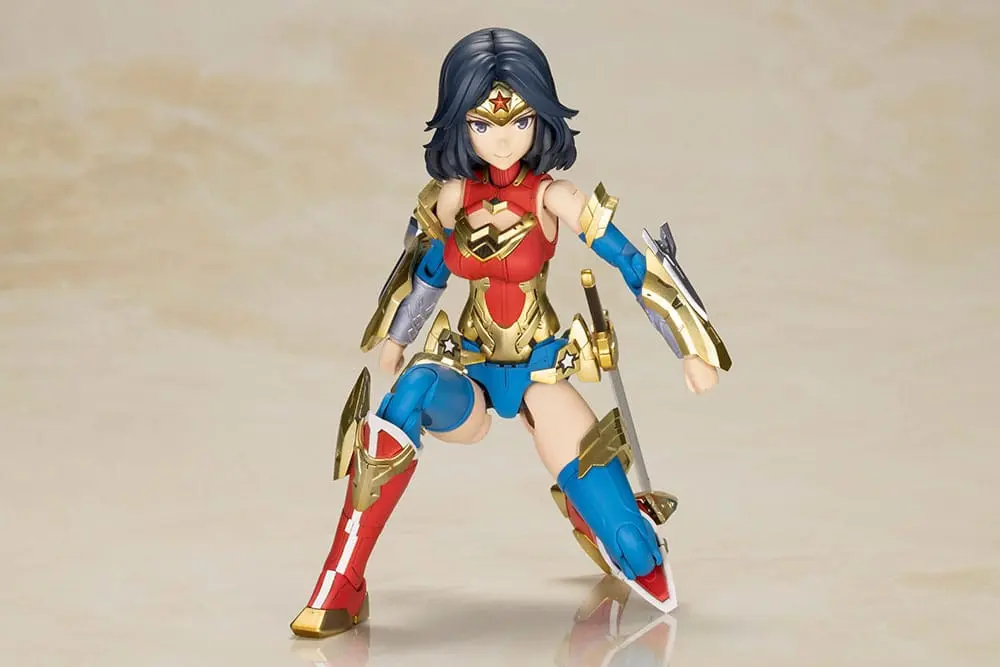 DC Comics Cross Frame Girl Plastic Model komplet Wonder Woman Humikane Shimada Ver. 16 cm fotografija izdelka