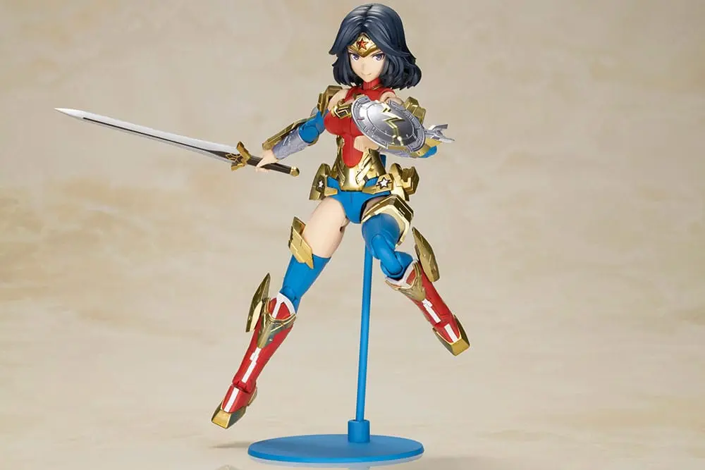 DC Comics Cross Frame Girl Plastic Model komplet Wonder Woman Humikane Shimada Ver. 16 cm fotografija izdelka