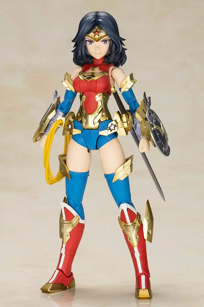 DC Comics Cross Frame Girl Plastic Model komplet Wonder Woman Humikane Shimada Ver. 16 cm fotografija izdelka