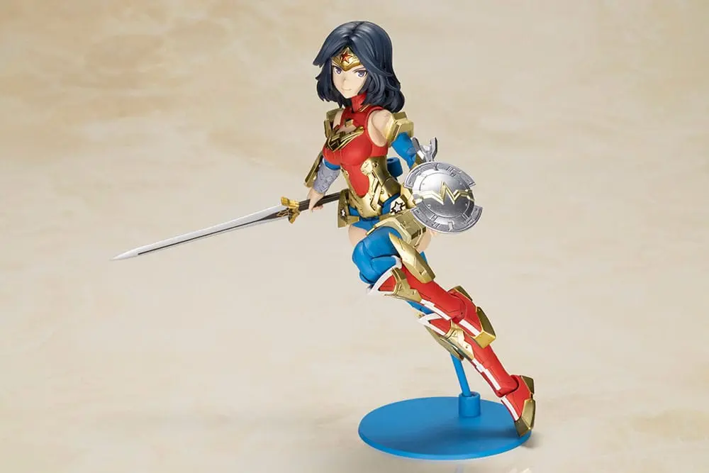 DC Comics Cross Frame Girl Plastic Model komplet Wonder Woman Humikane Shimada Ver. 16 cm fotografija izdelka