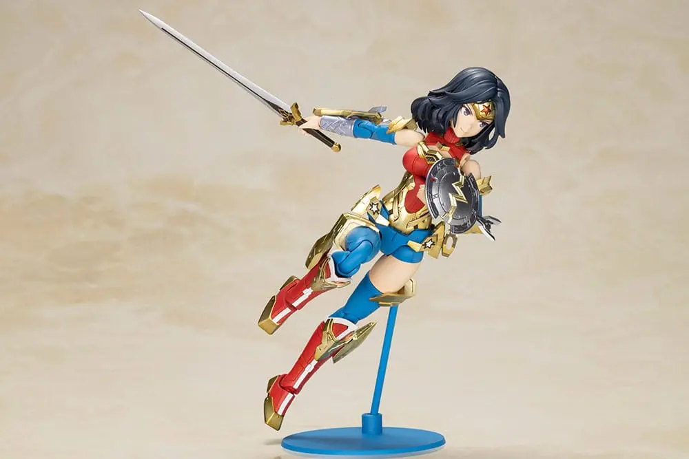 DC Comics Cross Frame Girl Plastic Model komplet Wonder Woman Humikane Shimada Ver. 16 cm fotografija izdelka