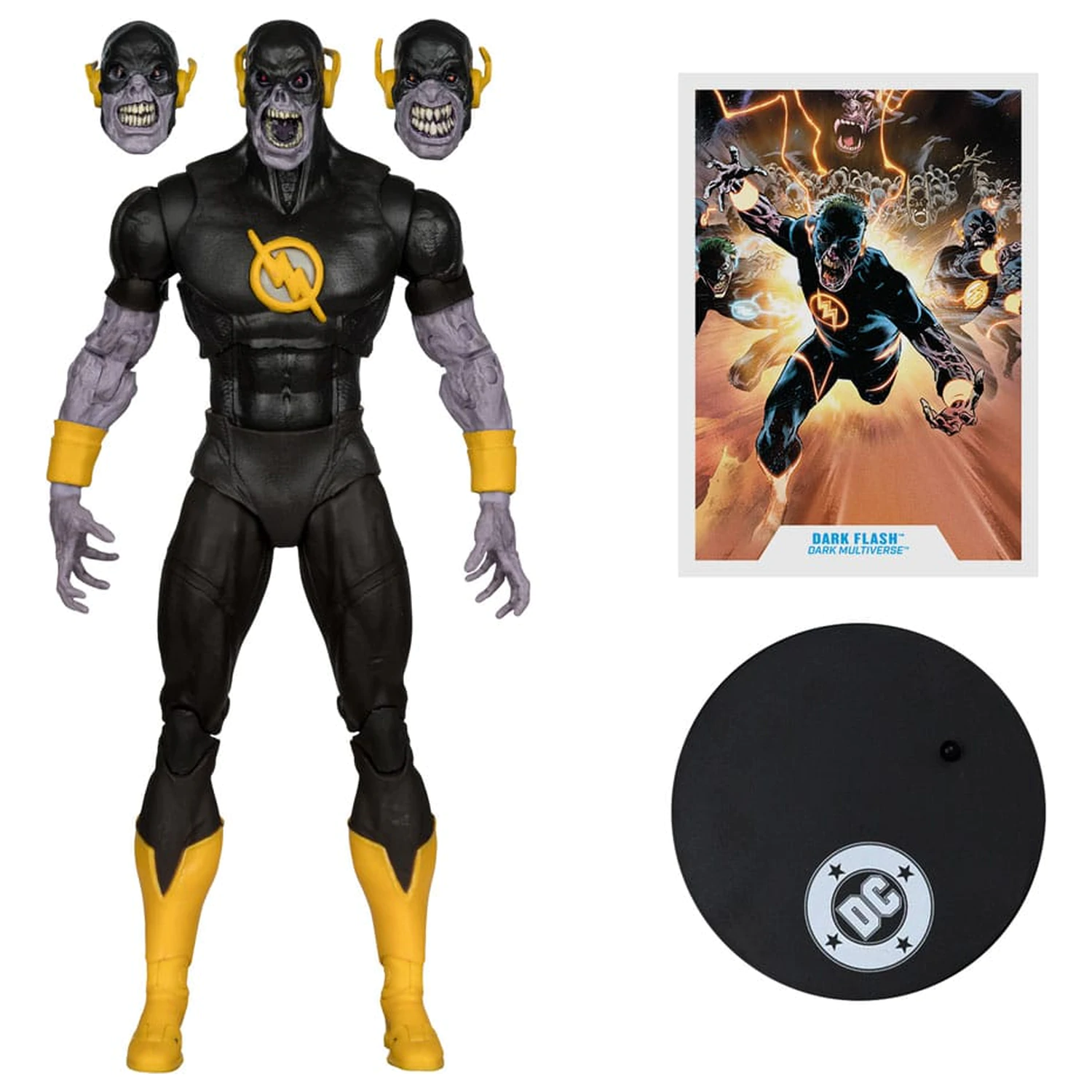 DC Comics DC Multiverse figurica Dark Flash (Dark Mulitverse) (Red Platinum Edition) 18 cm fotografija izdelka