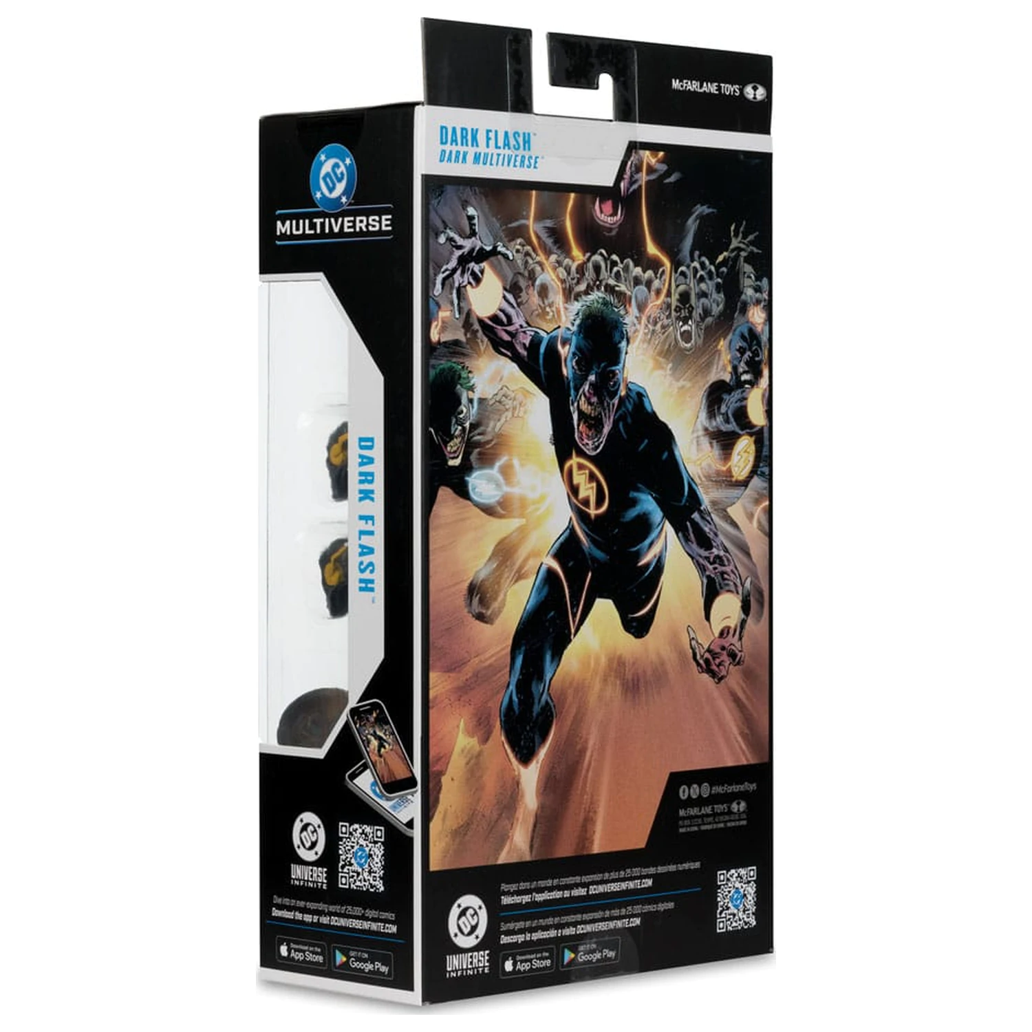 DC Comics DC Multiverse figurica Dark Flash (Dark Mulitverse) (Red Platinum Edition) 18 cm fotografija izdelka