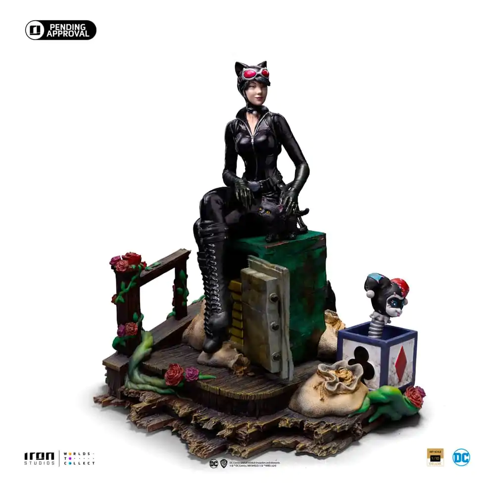 DC Comics Deluxe umetniška figura v merilu 1/10 Catwoman (Gotham City Sirens) 21 cm fotografija izdelka