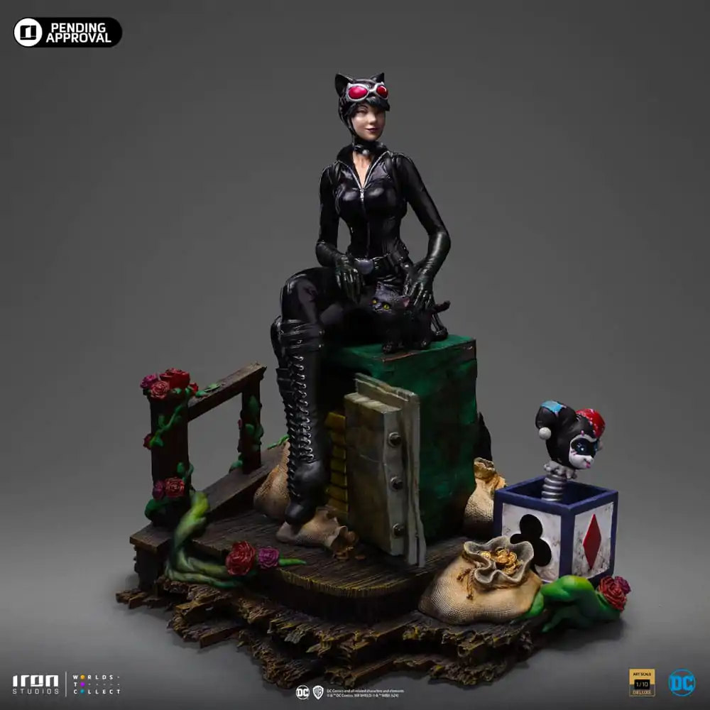 DC Comics Deluxe umetniška figura v merilu 1/10 Catwoman (Gotham City Sirens) 21 cm fotografija izdelka