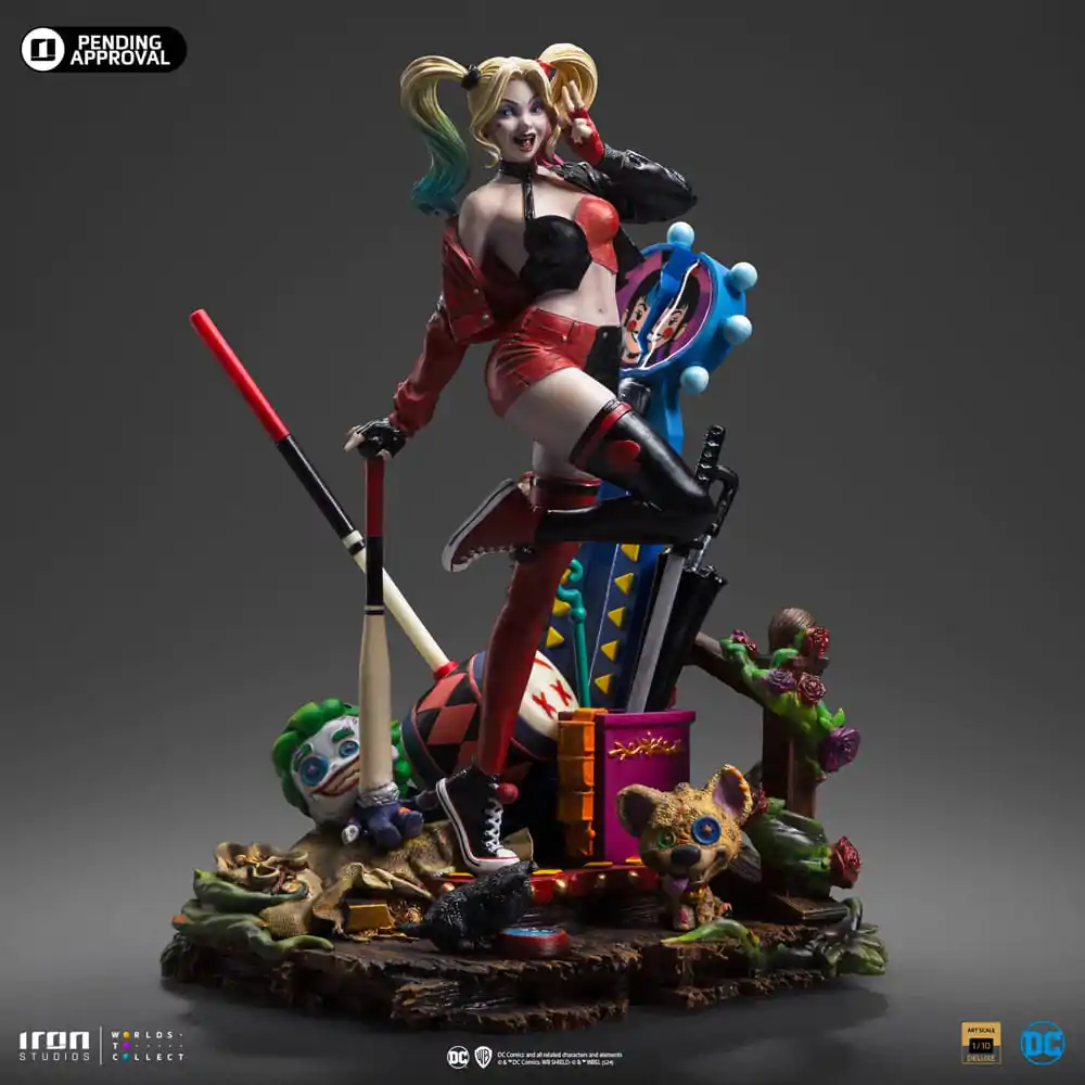 DC Comics Deluxe Art Scale Kip 1/10 Harley Quinn (Gotham City Sirens) 22 cm fotografija izdelka