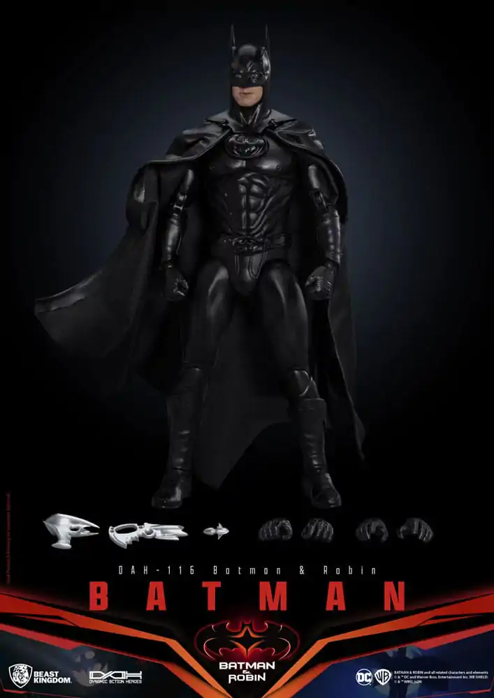 DC Comics Dynamic 8ction Heroes Akcijska Figura 1/9 Batman (Batman & Robin) 21 cm fotografija izdelka