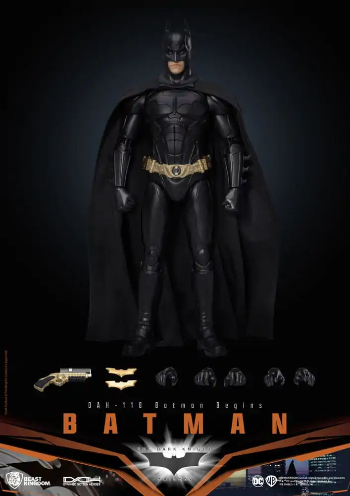 DC Comics Dynamic 8ction Heroes Akcijska Figura 1/9 Batman (Batman Begins) 21 cm fotografija izdelka