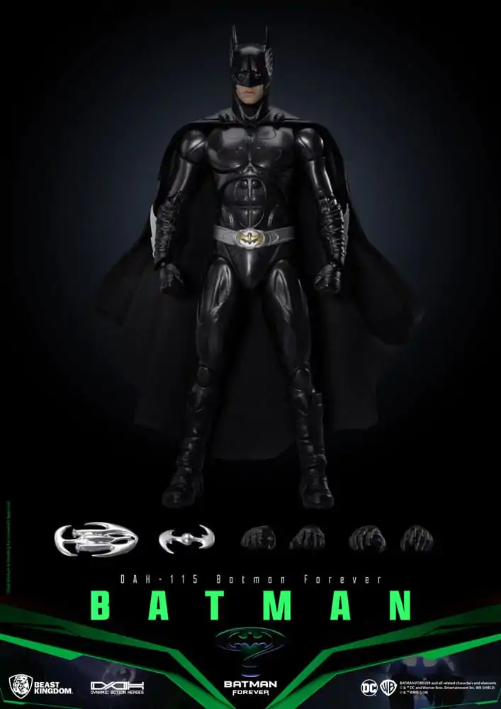 DC Comics Dynamic 8ction Heroes akcijska figura 1/9 Batman (Batman Forever) 21 cm fotografija izdelka