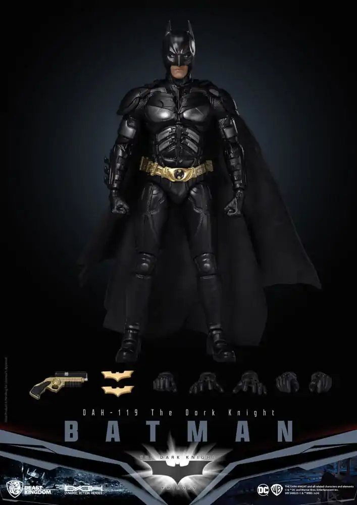 DC Comics Dynamic 8ction Heroes Akcijska Figura 1/9 Batman (The Dark Knight) 21 cm fotografija izdelka