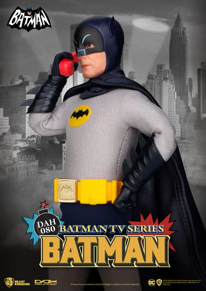 DC Comics Dynamic 8ction Heroes Akcijska Figura 1/9 Batman TV Series Batman 24 cm fotografija izdelka