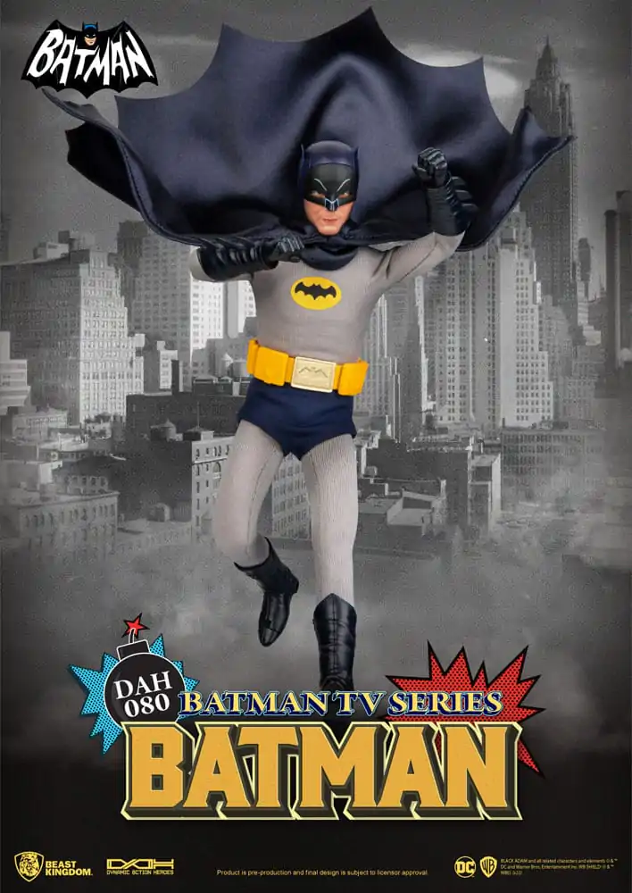 DC Comics Dynamic 8ction Heroes Akcijska Figura 1/9 Batman TV Series Batman 24 cm fotografija izdelka