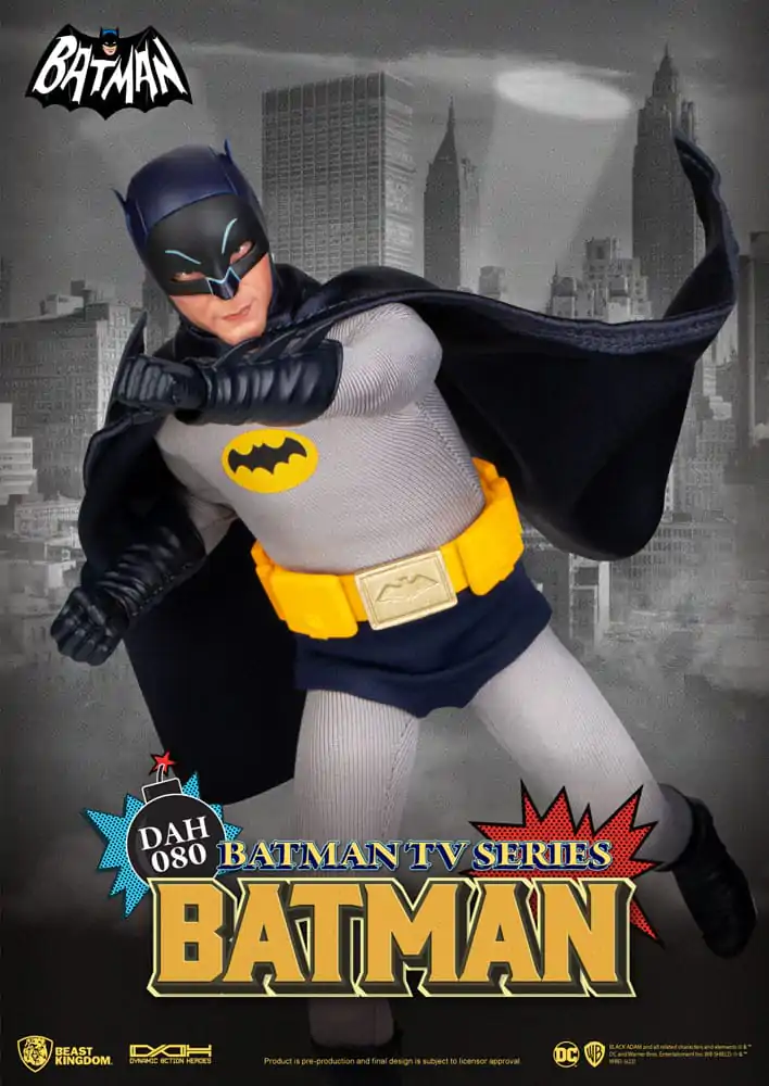 DC Comics Dynamic 8ction Heroes Akcijska Figura 1/9 Batman TV Series Batman 24 cm fotografija izdelka