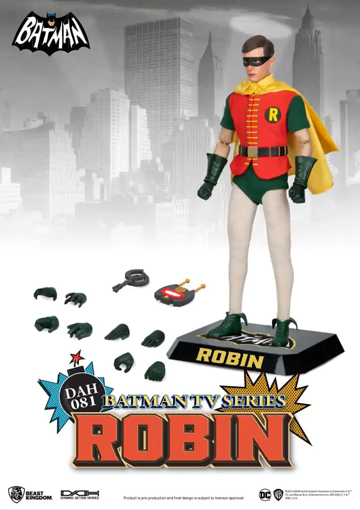 DC Comics Dynamic 8ction Heroes akcijska figura 1/9 Batman TV Series Robin 24 cm fotografija izdelka