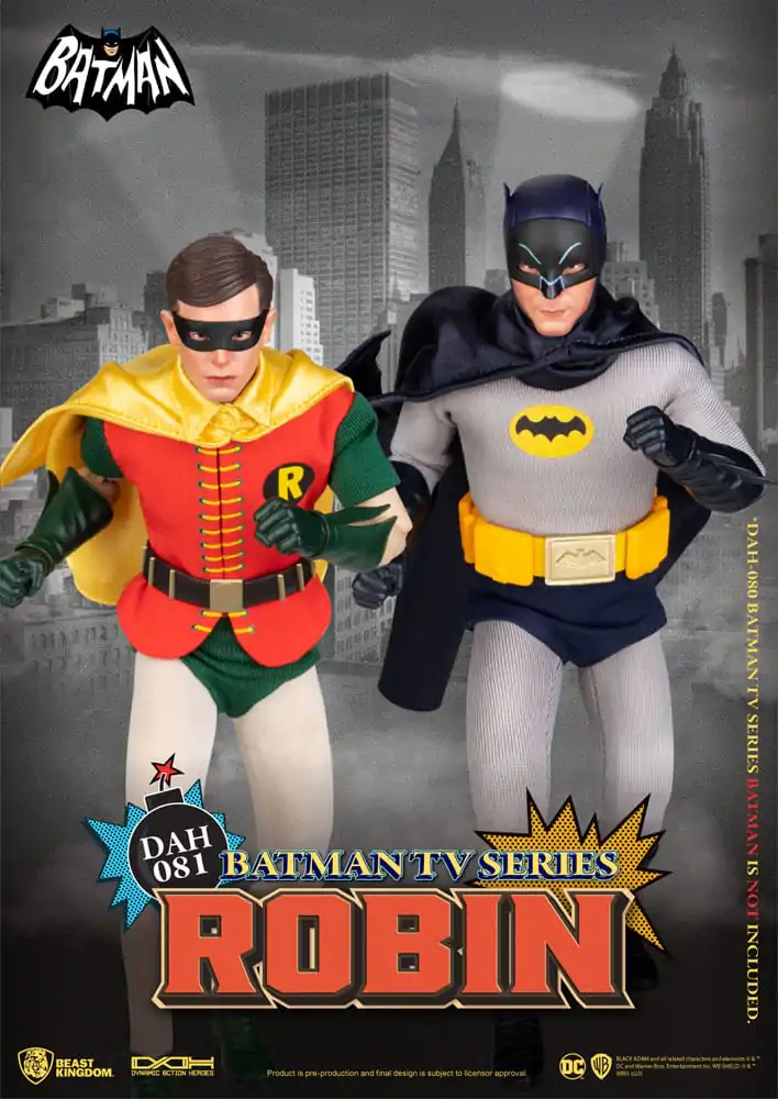 DC Comics Dynamic 8ction Heroes akcijska figura 1/9 Batman TV Series Robin 24 cm fotografija izdelka