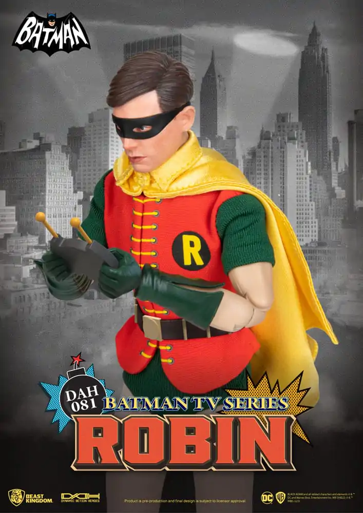 DC Comics Dynamic 8ction Heroes akcijska figura 1/9 Batman TV Series Robin 24 cm fotografija izdelka