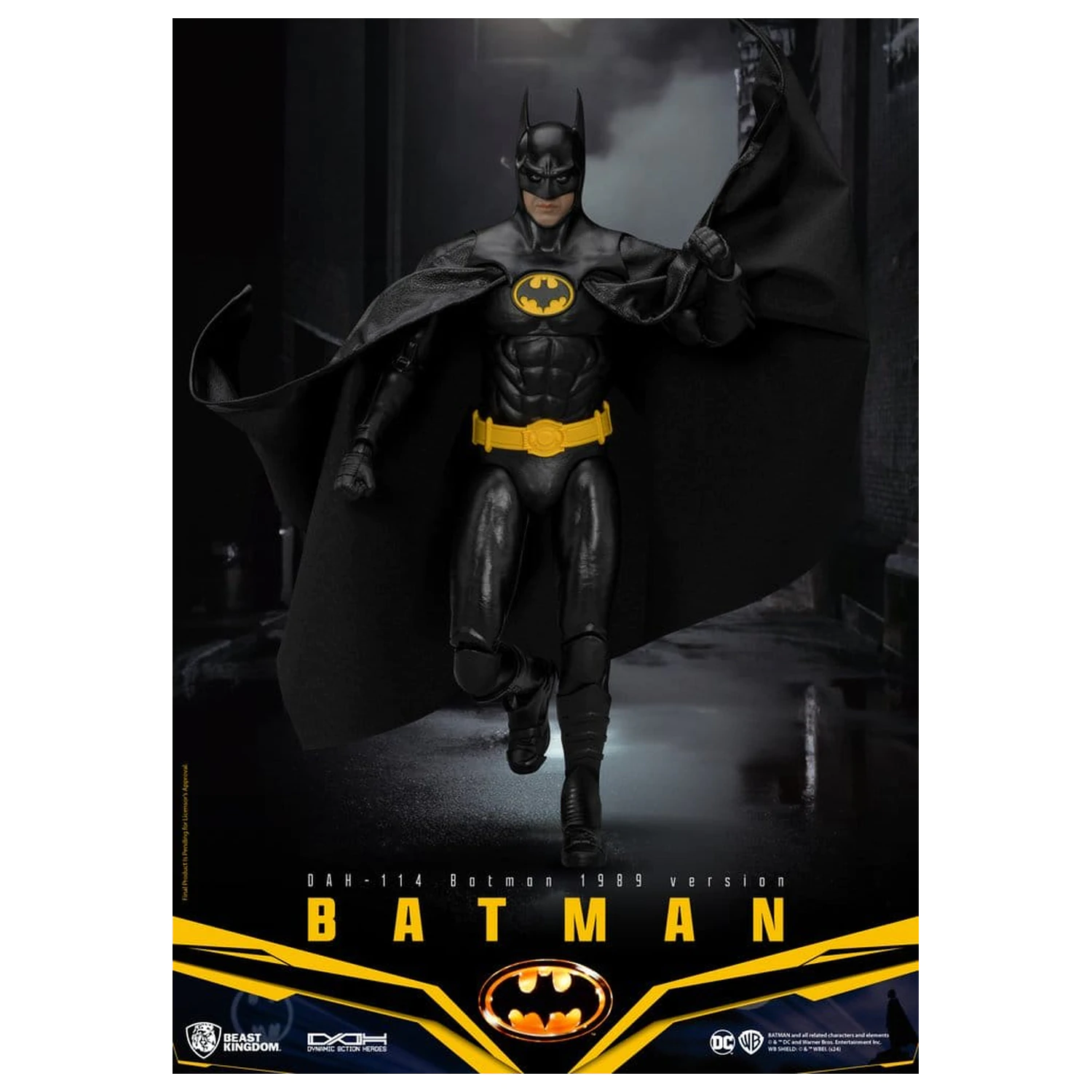 DC Comics Dynamic 8ction Heroes akcijska figura Batman 1989 Standard Version 21 cm fotografija izdelka