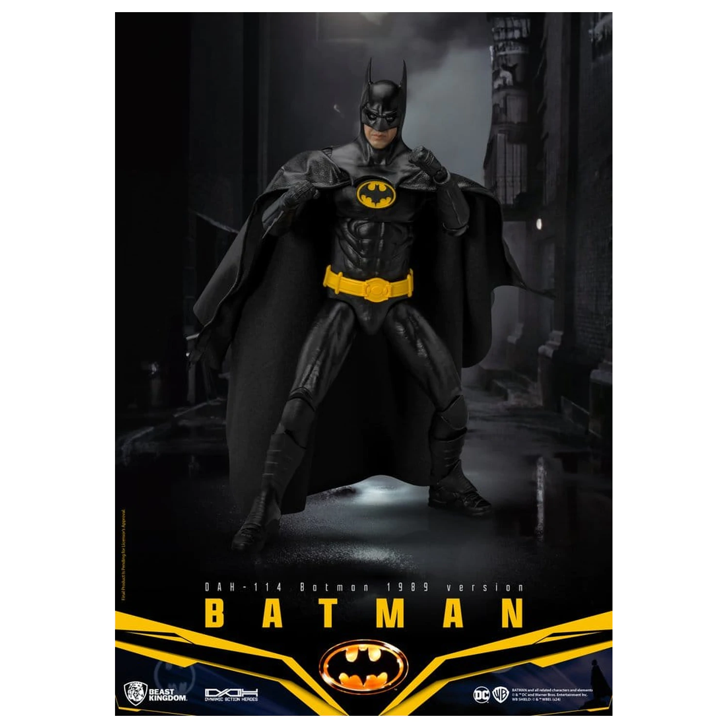 DC Comics Dynamic 8ction Heroes akcijska figura Batman 1989 Standard Version 21 cm fotografija izdelka