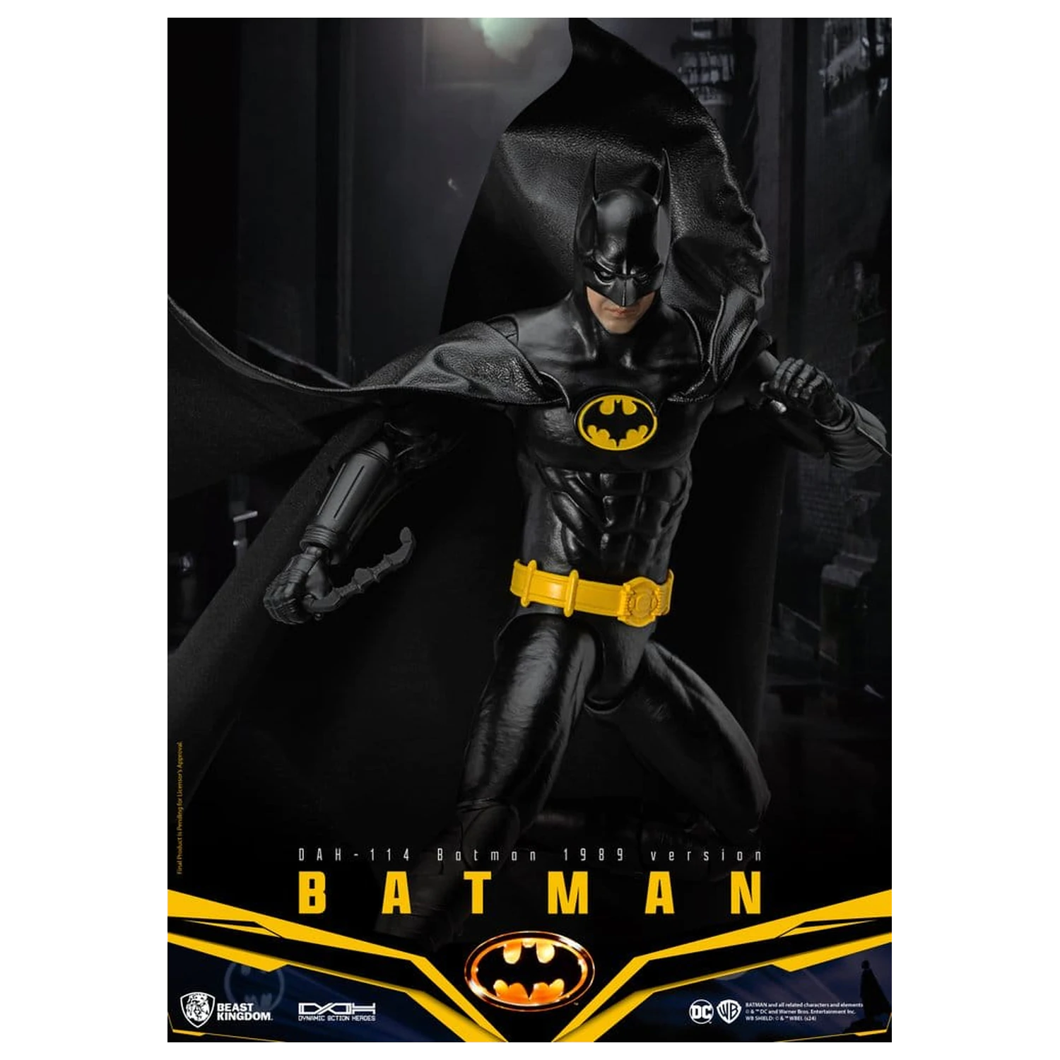 DC Comics Dynamic 8ction Heroes akcijska figura Batman 1989 Standard Version 21 cm fotografija izdelka