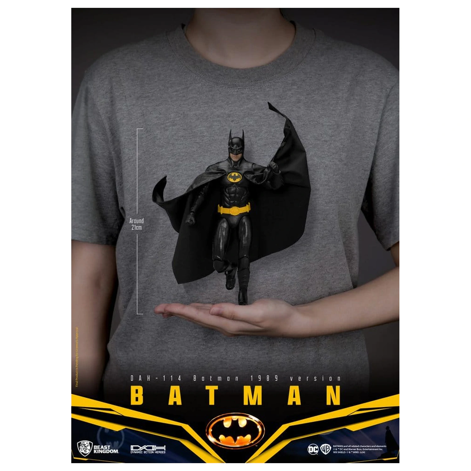 DC Comics Dynamic 8ction Heroes akcijska figura Batman 1989 Standard Version 21 cm fotografija izdelka