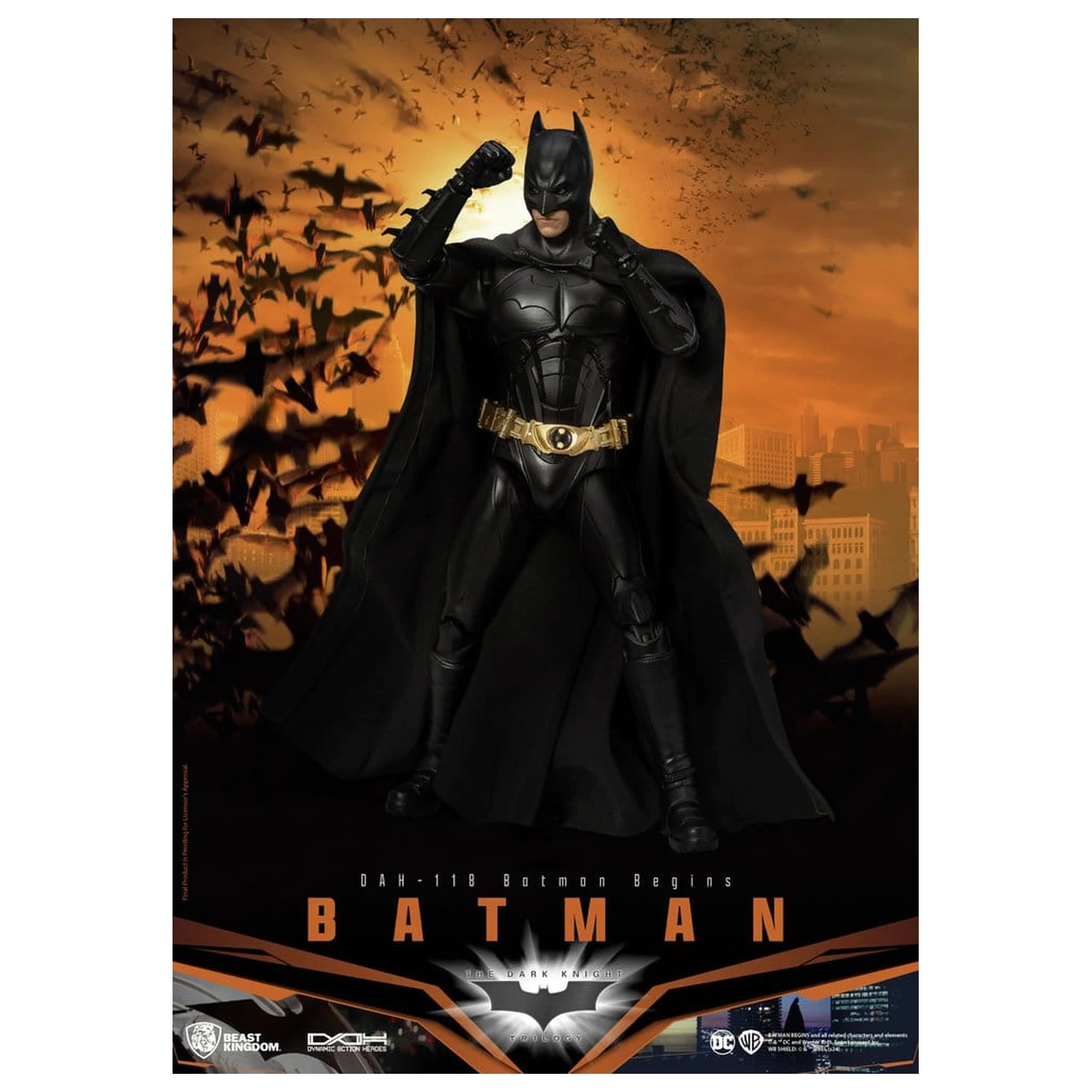 DC Comics Dynamic 8ction Heroes akcijska figura Batman (Batman Begins) 21 cm fotografija izdelka
