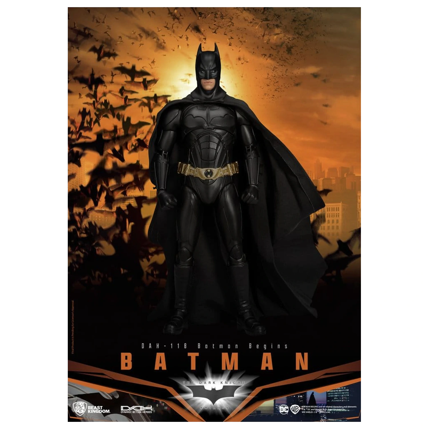 DC Comics Dynamic 8ction Heroes akcijska figura Batman (Batman Begins) 21 cm fotografija izdelka