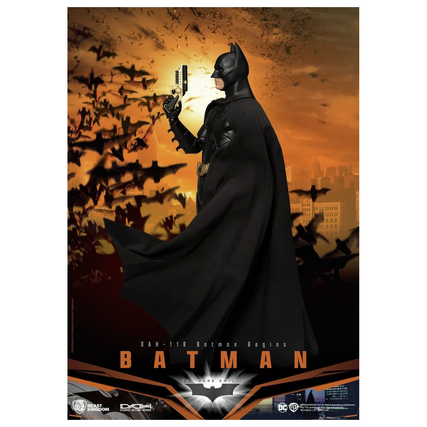 DC Comics Dynamic 8ction Heroes akcijska figura Batman (Batman Begins) 21 cm fotografija izdelka