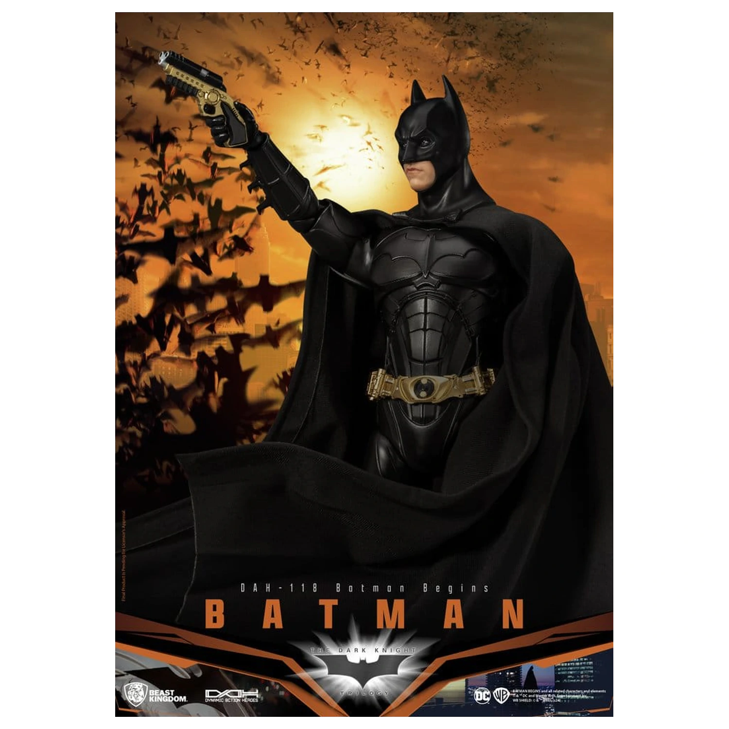 DC Comics Dynamic 8ction Heroes akcijska figura Batman (Batman Begins) 21 cm fotografija izdelka