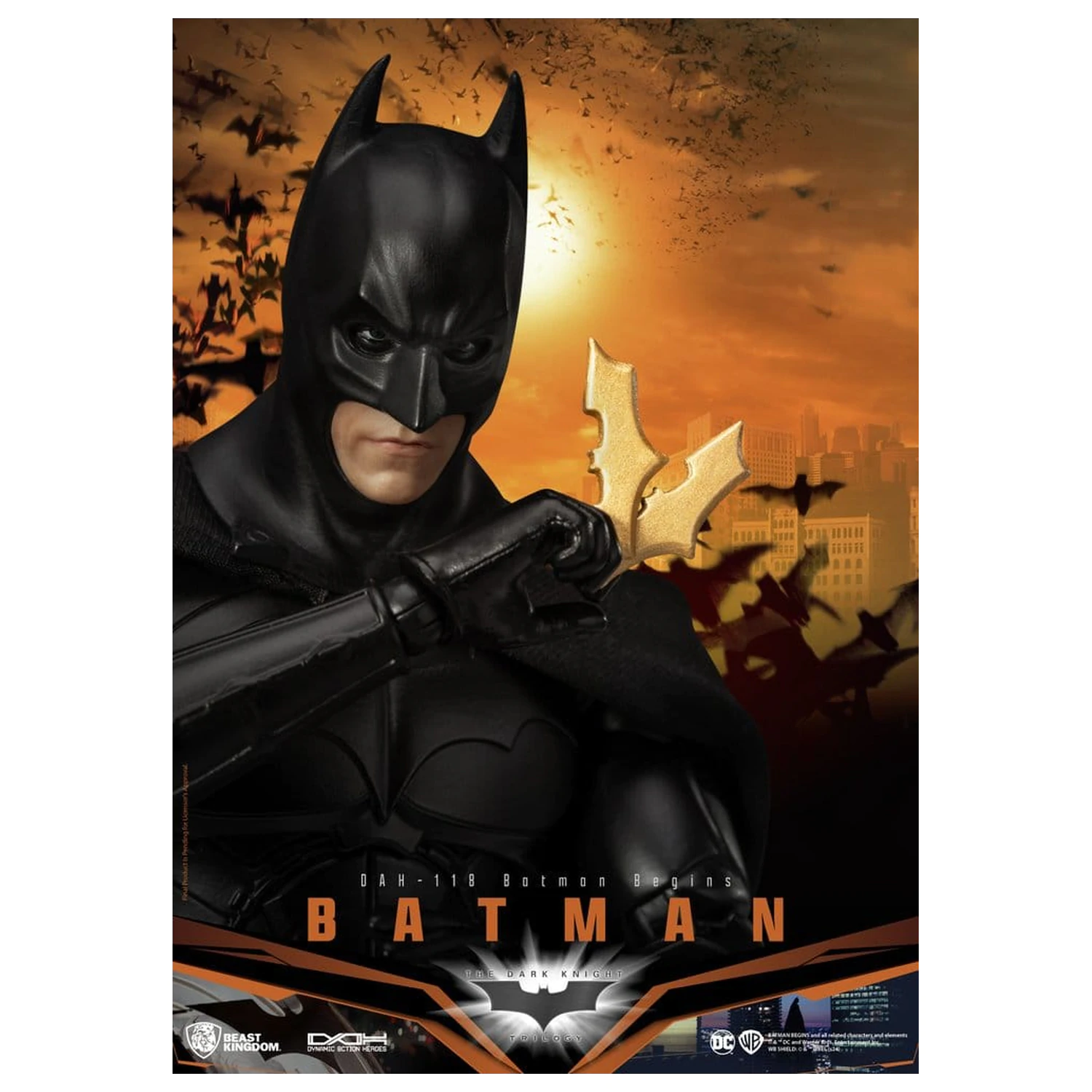 DC Comics Dynamic 8ction Heroes akcijska figura Batman (Batman Begins) 21 cm fotografija izdelka