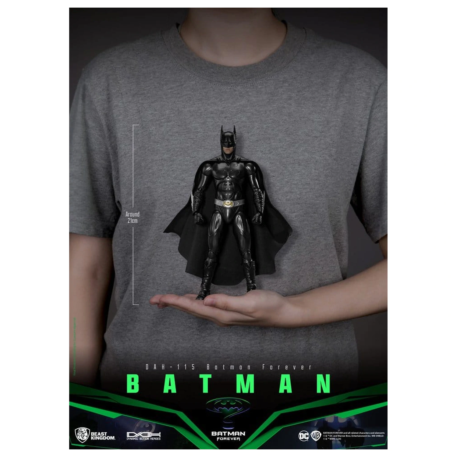 DC Comics Dynamic 8ction Heroes akcijska figura Batman (Batman Forever) 21 cm fotografija izdelka